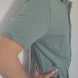 Desert Dunes Paradise Found Men's Green Shirt